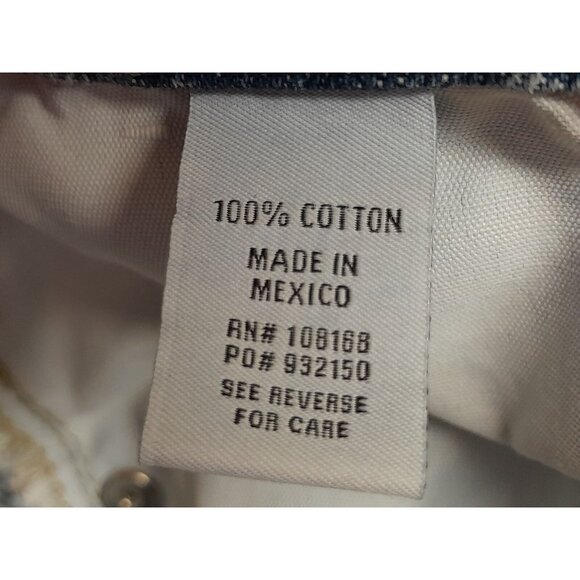 Vintage Womens Size 29 Boho Retro 60s Hippie High Rise Bellbottom Jeans - Picture 7 of 8